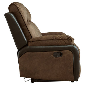 Woodsway Brown Reclining Sofa