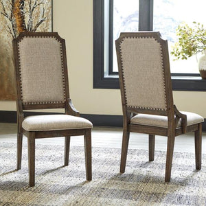 Wyndahl Rustic Brown Dining Chair, Set of 2