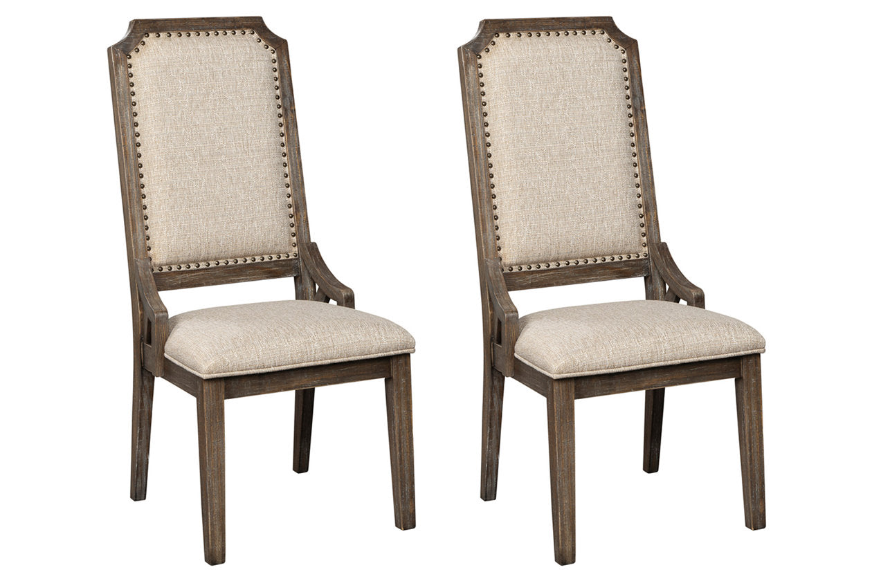 Wyndahl Rustic Brown Dining Chair, Set of 2