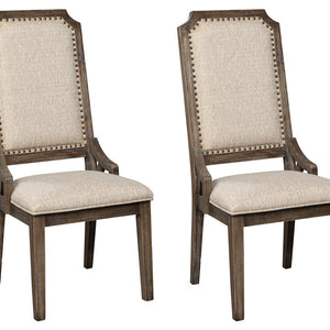 Wyndahl Rustic Brown Dining Chair, Set of 2