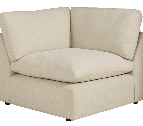 Elyza Linen Modern Contemporary Traditional Sleek Fabric Sectional Oversized, High Quality Sofaloveseat