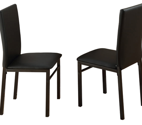 Aiden Brown/Black Contemporary Modern Wood And Veneers Rectangular 5-Piece Dining Room Set