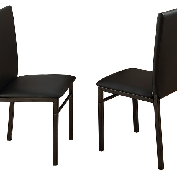 Aiden Brown/Black Contemporary Modern Wood And Veneers Rectangular 5-Piece Dining Room Set