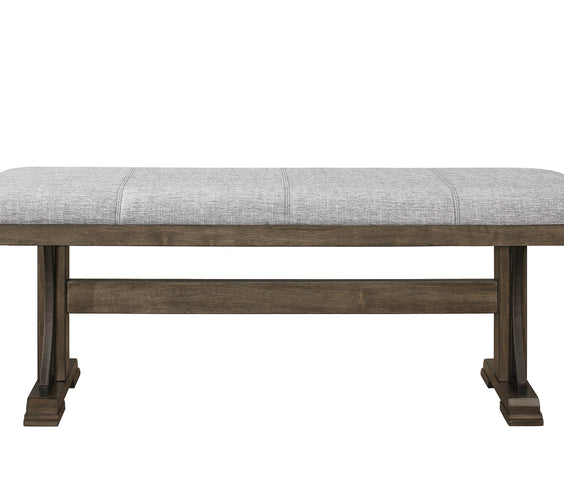 Quincy Grayish Brown Traditional Wood And Veneers Dining Room Set
