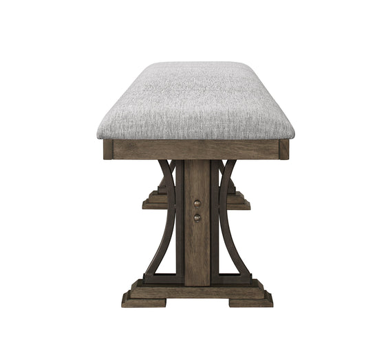 Quincy Grayish Brown Traditional Wood And Veneers Dining Room Set