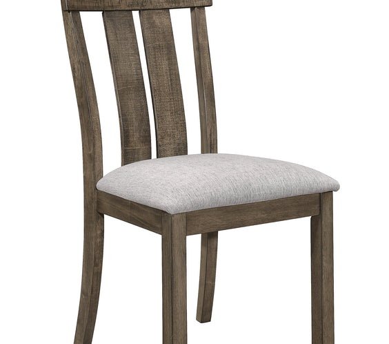 Quincy Grayish Brown Traditional Wood And Veneers Dining Room Set