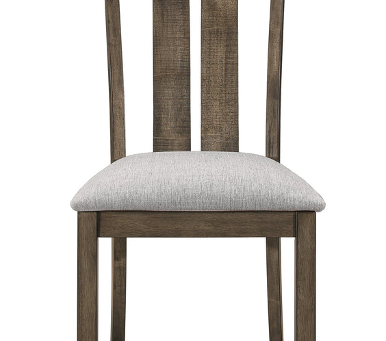 Quincy Grayish Brown Traditional Wood And Veneers Dining Room Set