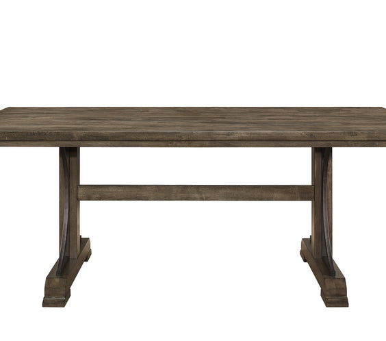 Quincy Grayish Brown Traditional Wood And Veneers Dining Room Set