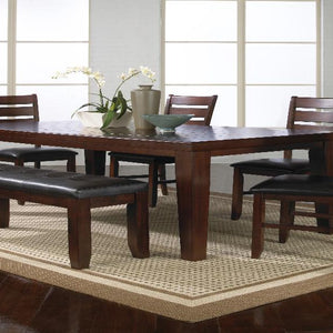 Bardstown Cherry Brown Classic And Modern Wood Extendable Dining Room Set