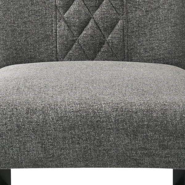 Arlene Gray Traditional Fabric Modern Wood Rectangular Dining Room Set