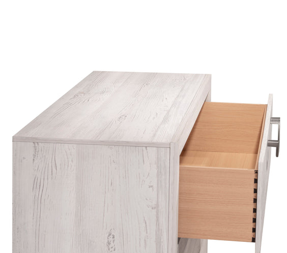 Veda Beige Modern Contemporary Solid Wood And Veneers Upholstered Panel Bedroom Set