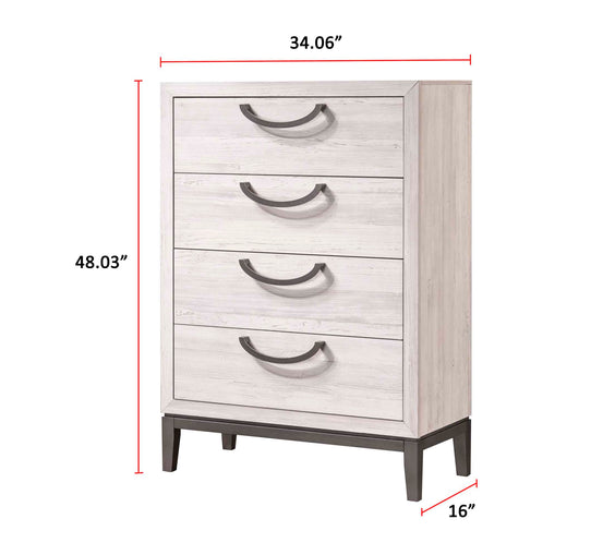 Veda Beige Modern Contemporary Solid Wood And Veneers Upholstered Panel Bedroom Set