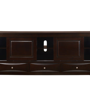 Emily Dark Cherry Modern Transitional Wood Storage Platform Bedroom Set