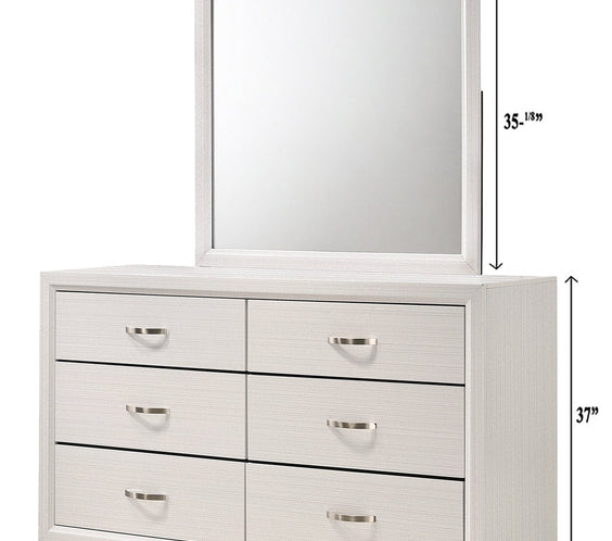 Akerson Chalk Finish Wood Modern Rustic And Charm Panel Bedroom Set