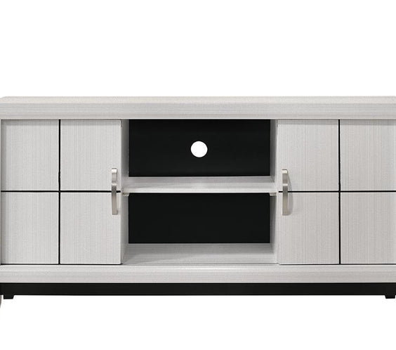 Akerson Chalk Finish Wood Modern Rustic And Charm Panel Bedroom Set