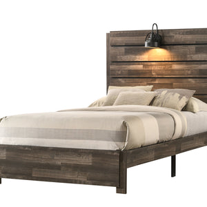 Carter Brown Classic, Sleek And Modern, Wood Platform Bedroom Set