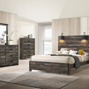 Carter Brown Classic, Sleek And Modern, Wood Platform Bedroom Set