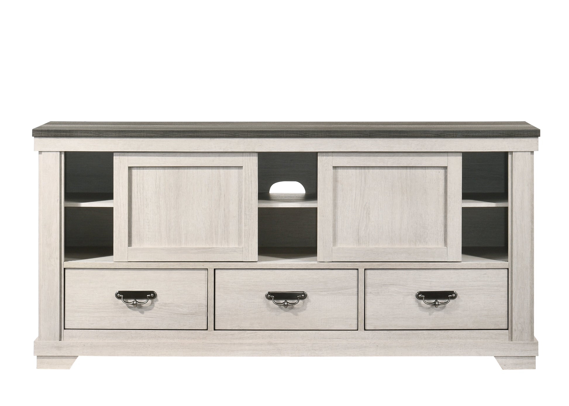 Leighton Cream/Brown Classic And Modern, Wood Panel Bedroom Set