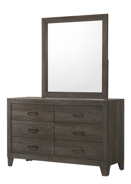 Hopkins Brown Sleek And Modern Contemporary Wood Platform Bedroom Set
