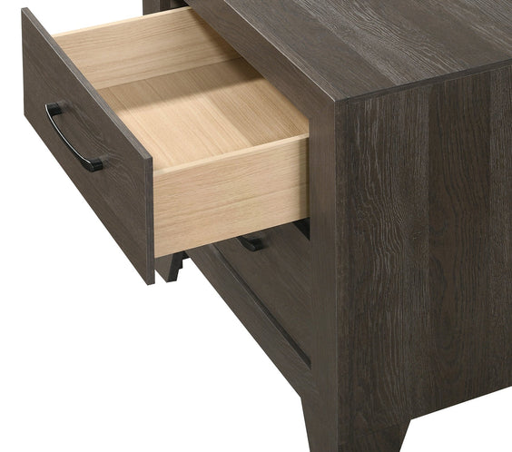 Hopkins Brown Sleek And Modern Contemporary Wood Platform Bedroom Set