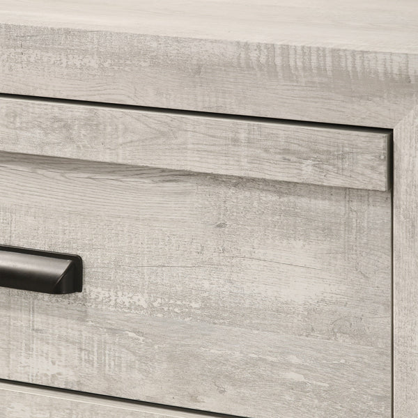 Valor Beige Finish Modern Wood And MDF And Plywood Panel Storage Bedroom Set