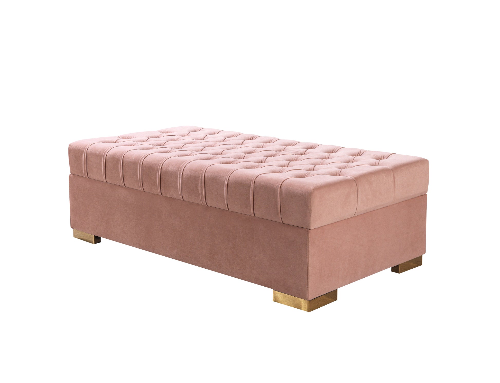 Lauren Pink Velvet Double Chaise Sectional