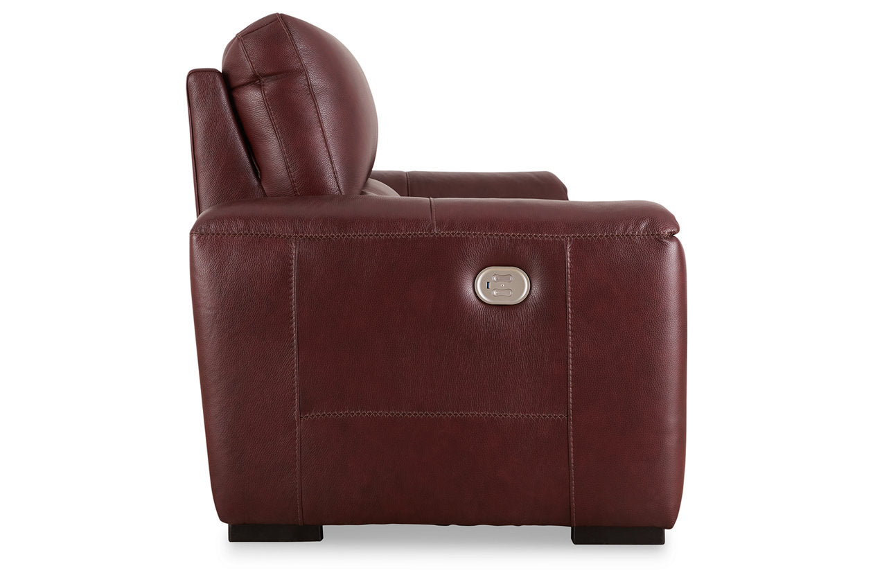 Alessandro Garnet Power Reclining Sofa - U2550115 - Nova Furniture