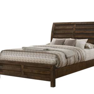 Curtis Brown Ructic Finish Modern, Wood Panel Bedroom Set