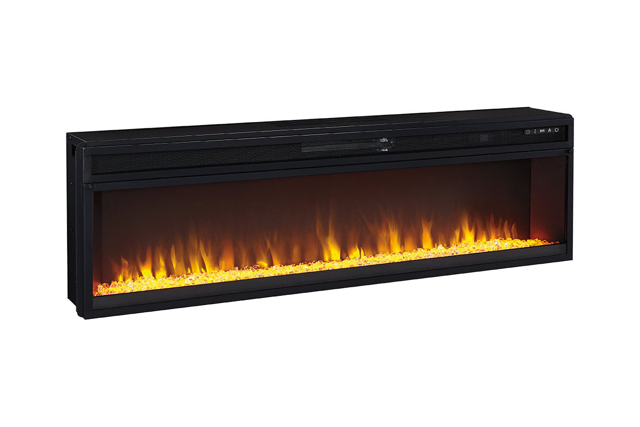 Entertainment Accessories Black Electric Fireplace Insert - W100-22 - Nova Furniture