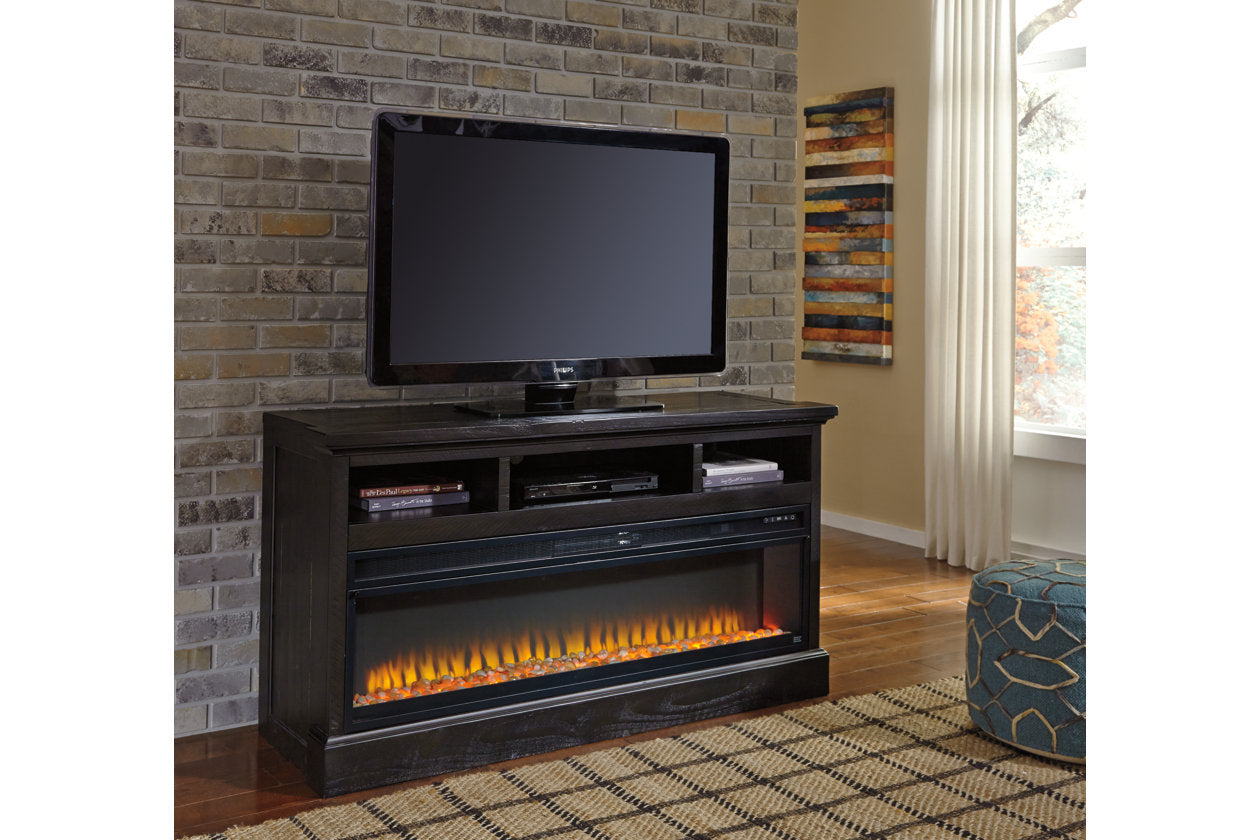 Entertainment Accessories Black Electric Fireplace Insert - W100-22 - Nova Furniture