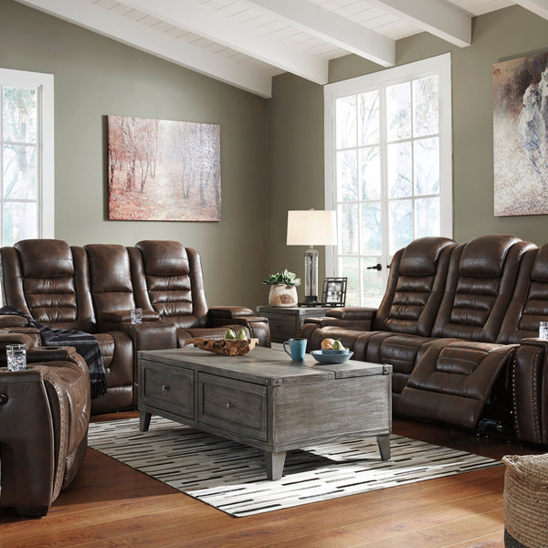 Game Zone Bark Power Reclining Living Room Set - SET | 3850115 | 3850118 - Nova Furniture
