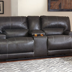 McCaskill Gray Power Reclining Sofa - U6090047 - Nova Furniture