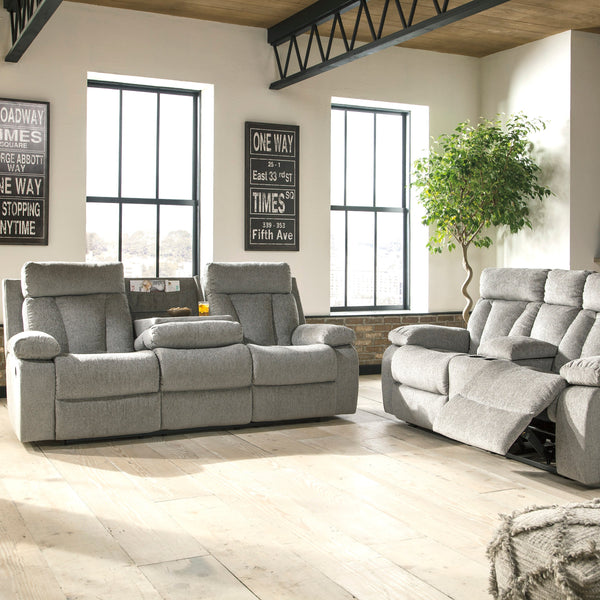 Mitchiner Fog Reclining Living Room Set - SET | 7620489 | 7620494 - Nova Furniture