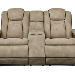 Next-Gen DuraPella Sand Power Reclining Loveseat with Console - 2200318 - Nova Furniture