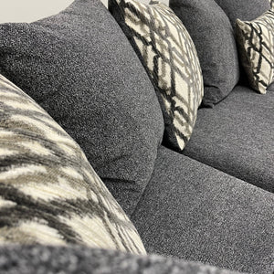 Steel Modern Contemporary Traditional Metal Legs Fabric Sectional