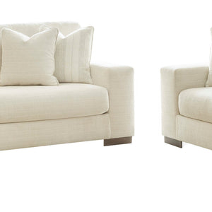 Ashley Birch Modern Contemporary Solid Wood Fabric Upholstered Sofa & Loveseat