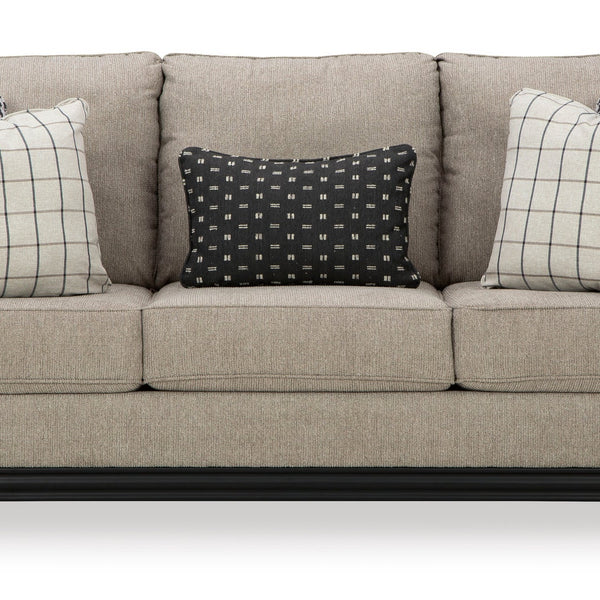 Ashley Modern Contemporary Solid Wood Fabric Upholstered Oversized Sofa & Loveseat Set