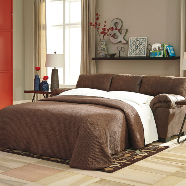 Leather Coffee Modern Contemporary Solid Wood Faux Leather Full Size Sleeper