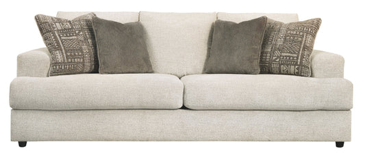 Ashley Soletren Stone Modern Contemporary Fabric Upholstered Sofa & Loveseat