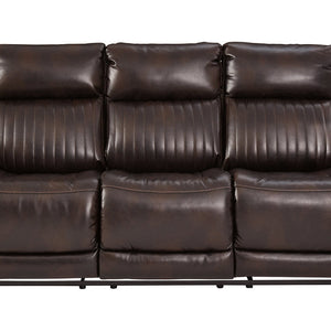 Team Time Chocolate Power Reclining Sofa - 7830415 - Nova Furniture