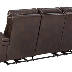 Team Time Chocolate Power Reclining Sofa - 7830415 - Nova Furniture